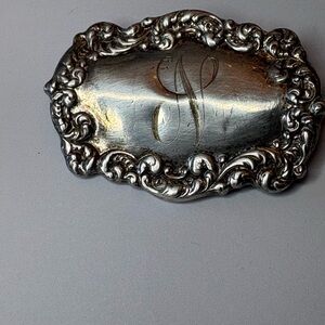 Elegant Silver Brooch